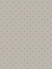 Sophie Allport Duck Egg Blue Hearts Made To Measure Roman 100% Cotton Blind - Image 6 of 6