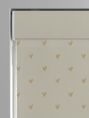 Sophie Allport Natural Hearts Made To Measure Roman 100% Cotton Blind - Image 3 of 6
