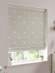 Sophie Allport Natural Kids Unicorn Made To Measure Roman 100% Cotton Blind - Image 5 of 6