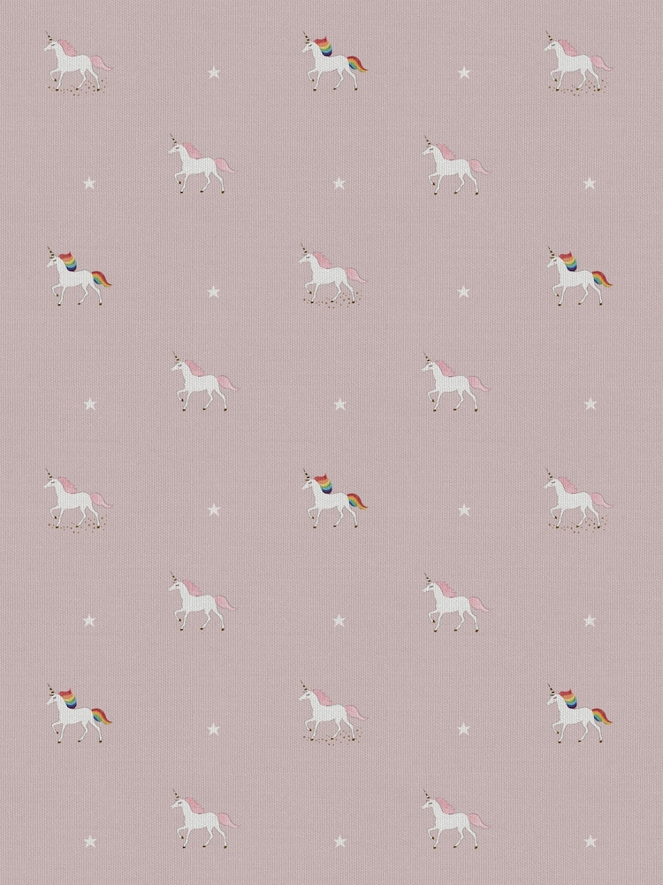 Sophie Allport Pink Kids Unicorn Made To Measure Roman 100% Cotton Blind - Image 6 of 6