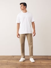 Tan Light Straight Fit Coloured Stretch Jeans - Image 2 of 4