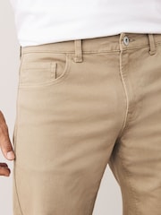 Tan Light Straight Fit Coloured Stretch Jeans - Image 4 of 4