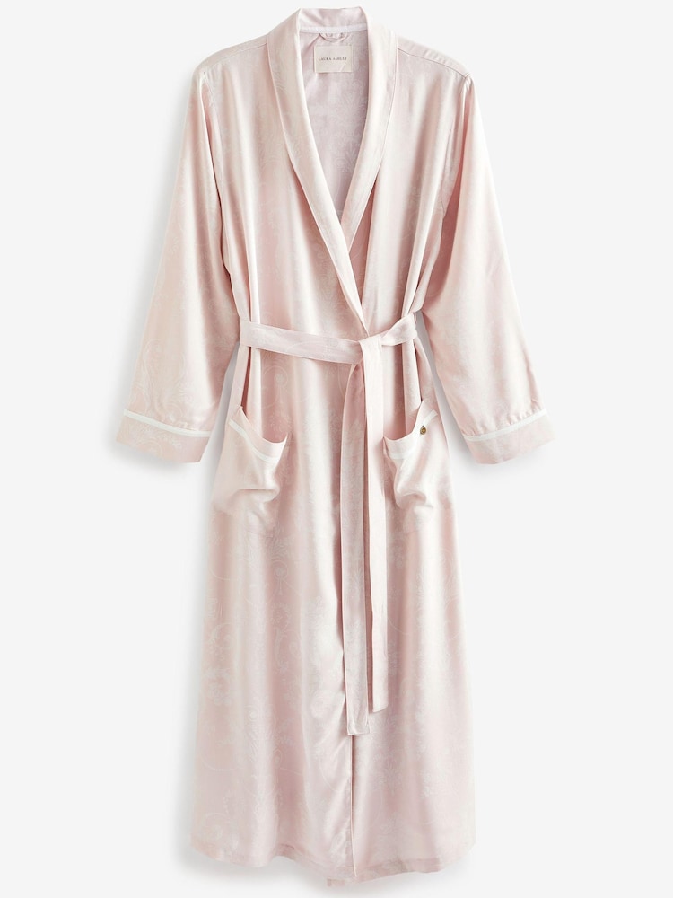 Laura Ashley Pink Dressing Gown - Image 7 of 7