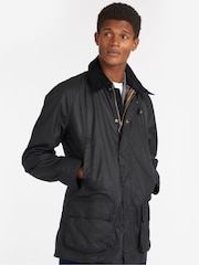 Barbour® Blue Bristol Wax Jacket - Image 3 of 7