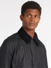 Barbour® Blue Bristol Wax Jacket - Image 6 of 7