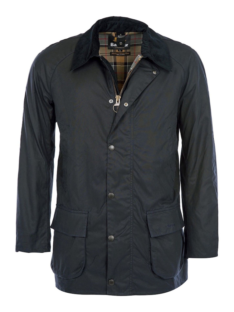 Barbour® Blue Bristol Wax Jacket - Image 7 of 7