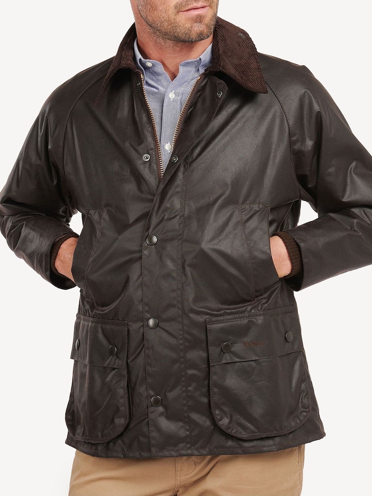 Barbour® Brown Bedale Wax Jacket - Image 1 of 10