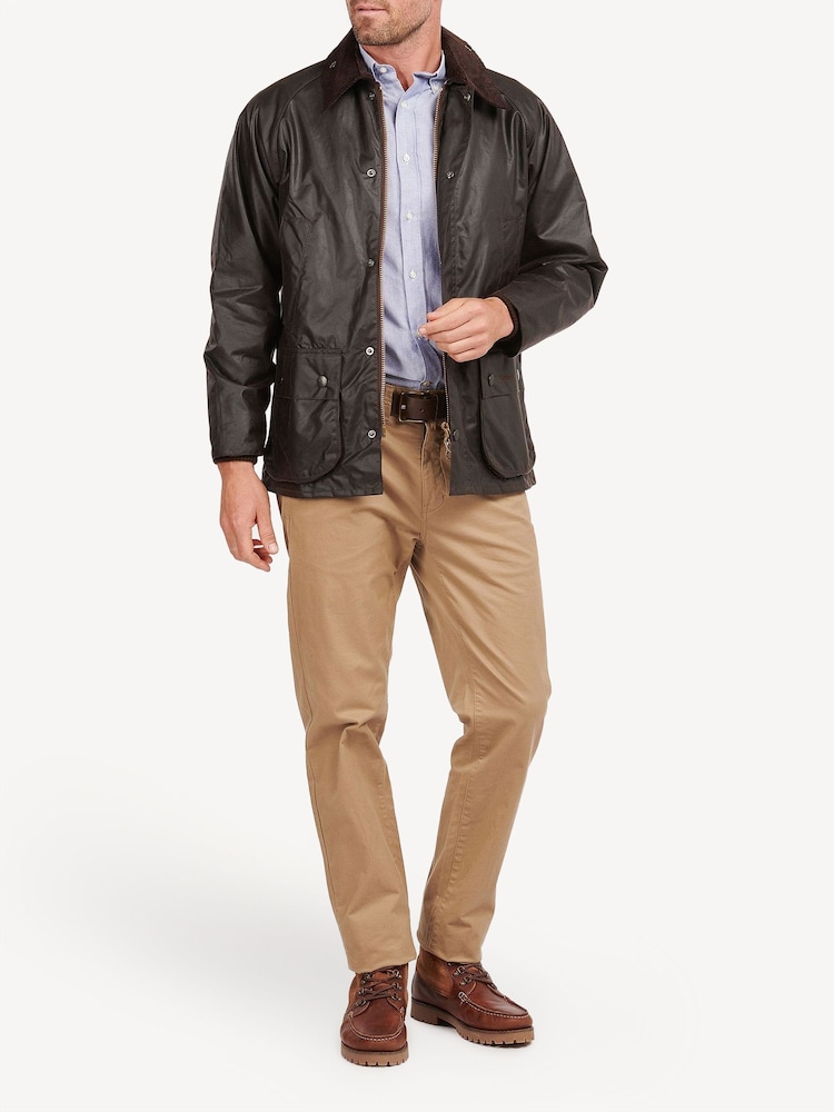 Barbour® Brown Bedale Wax Jacket - Image 2 of 10