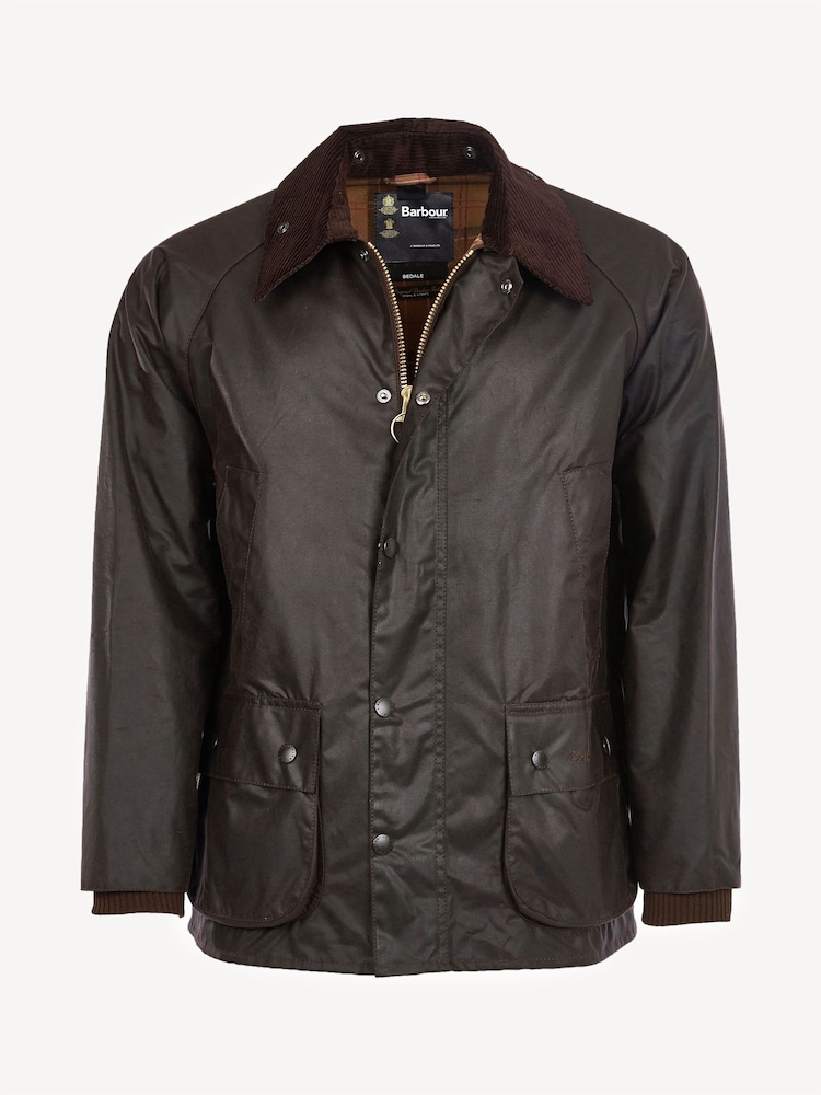 Barbour® Brown Bedale Wax Jacket - Image 8 of 10