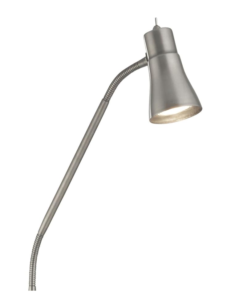 Searchlight Satin Silver Professor Floor Lamp With Flexi Head - Image 3 of 3