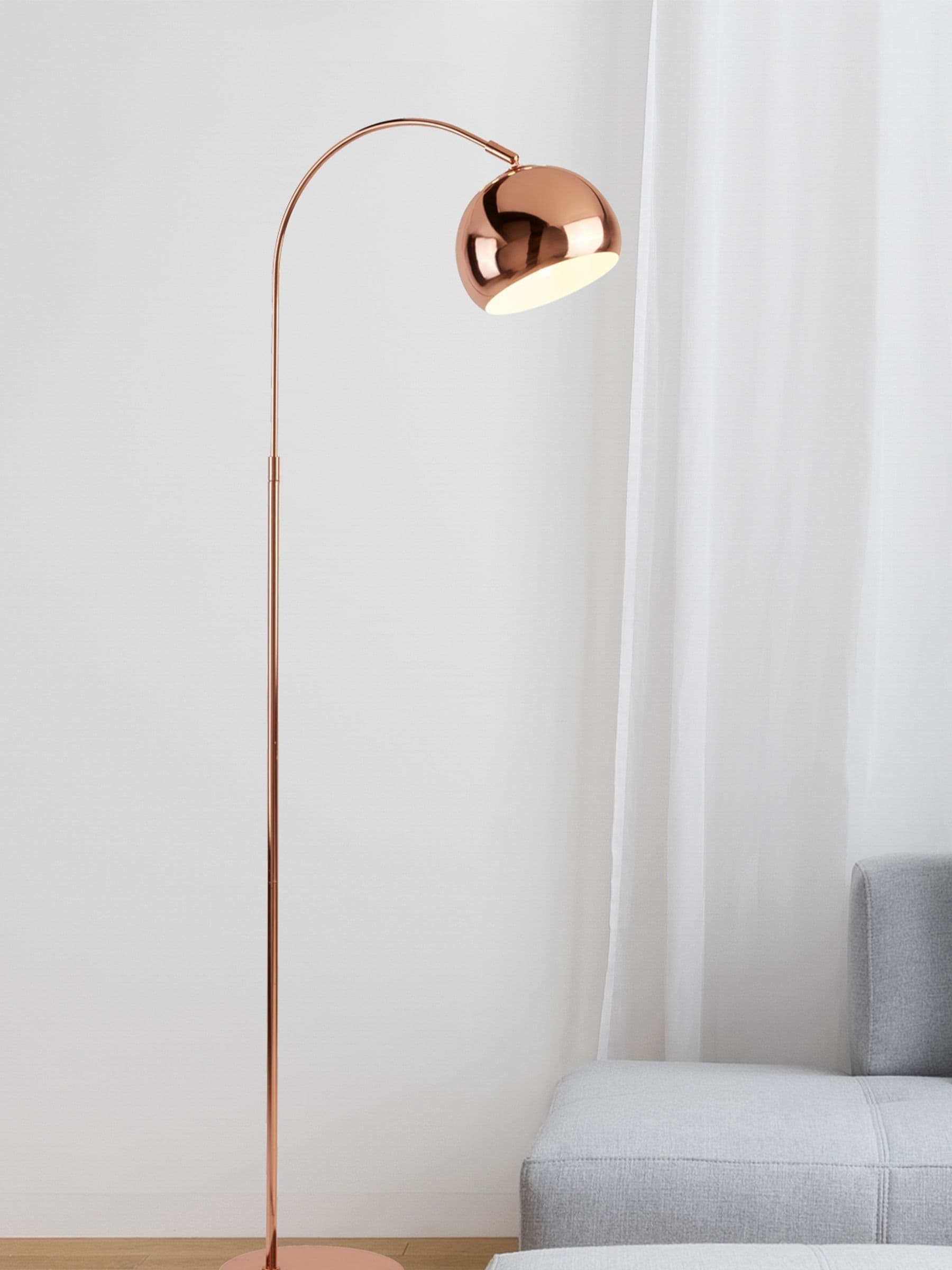 Buy Searchlight Madden Copper Arch Floor Lamp from the Next UK online shop