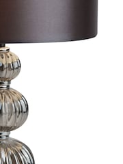 Searchlight Harlow Chrome & Smoke Glass Table Lamp - Image 3 of 3