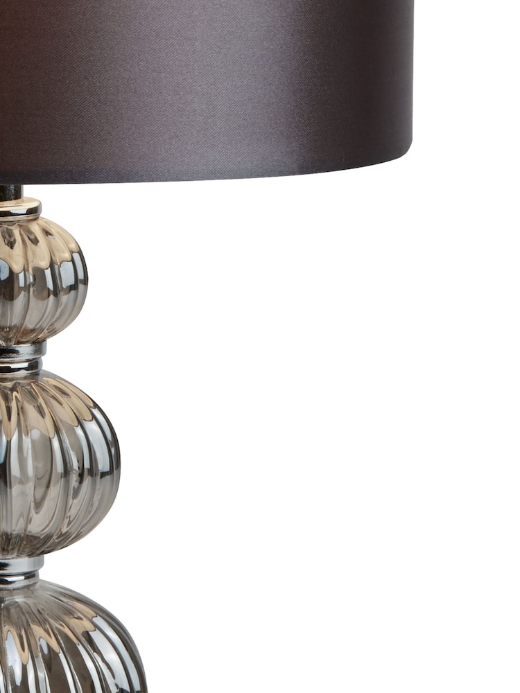 Searchlight Harlow Chrome & Smoke Glass Table Lamp - Image 3 of 3