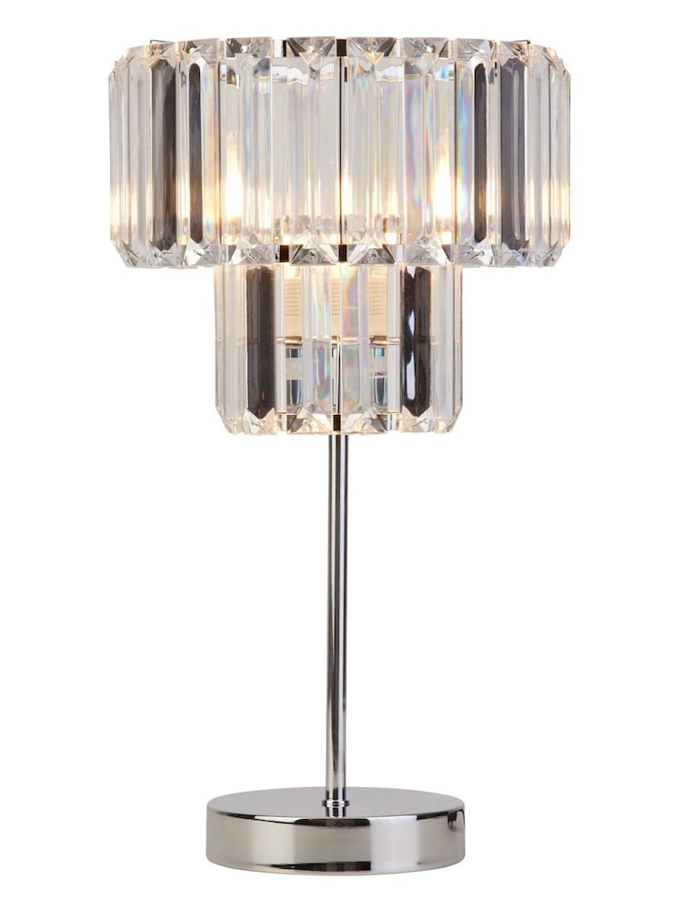 Searchlight Tara Chrome Table Lamp - Image 2 of 3