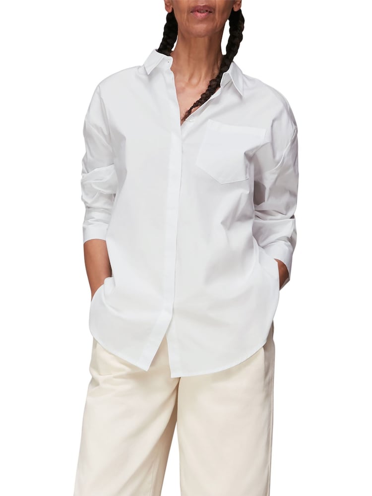 Whistles White Oversized Shirt - Image 1 of 4