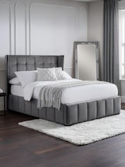 Julian Bowen Grey Gatsby Bed - Image 1 of 5