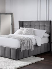 Julian Bowen Grey Gatsby Bed - Image 2 of 5