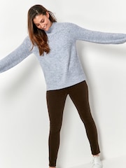 M&Co Green Cord Style Jeggings - Image 1 of 5