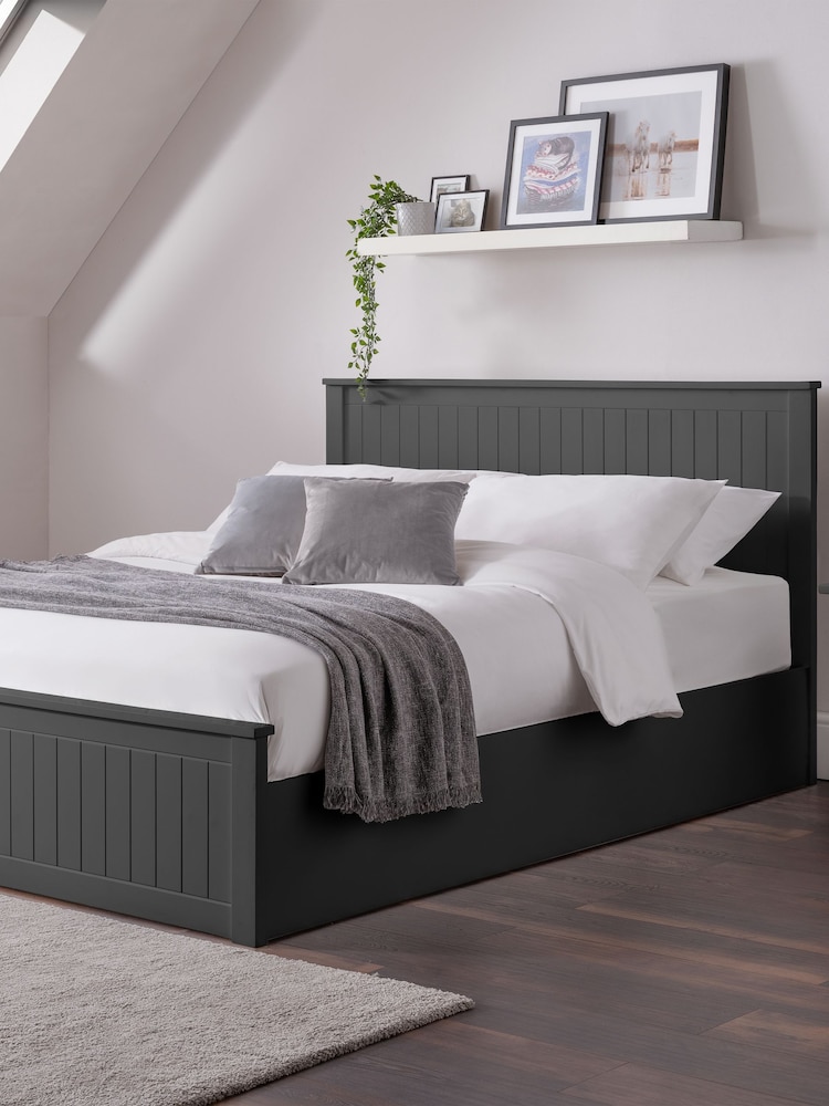 Julian Bowen Anthracite Maine Ottoman Storage Bed Bed - Image 1 of 6