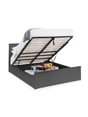 Julian Bowen Anthracite Maine Ottoman Storage Bed Bed - Image 4 of 6