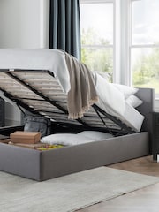 Julian Bowen Grey Rialto LiftUp Storage Bed - Image 2 of 6