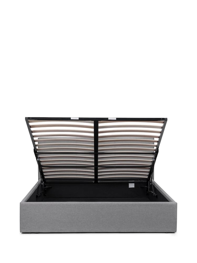 Julian Bowen Grey Rialto LiftUp Storage Bed - Image 9 of 9