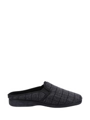 Fleet & Foster Neal Mule Grey Slippers - Image 1 of 4