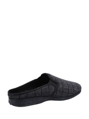 Fleet & Foster Neal Mule Grey Slippers - Image 3 of 4