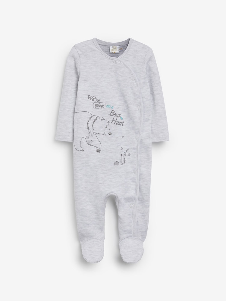 We're Going On A Bear Hunt Cream 100% Cotton Sleepsuit - Изображение 1 из 1