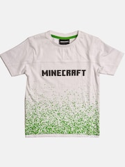 Angel & Rocket White Minecraft Dipdye T-Shirt - Image 2 of 4
