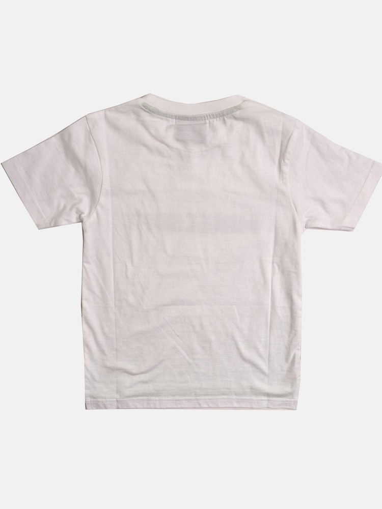T-shirt Angel & Rocket Minecraft blanc effet die-dye - Image 3 of 4