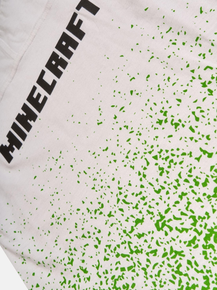 Angel & Rocket White Minecraft Dipdye T-Shirt - Image 4 of 4