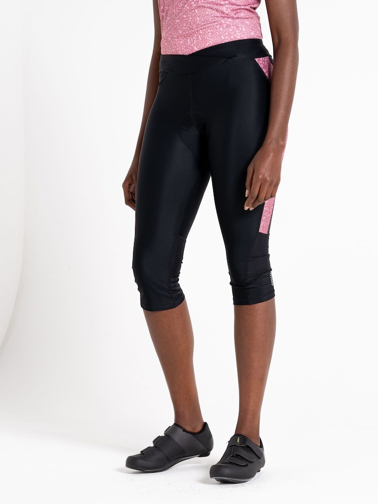 Pink Panel Dare 2b x Next Active Sports Padded Cycling Leggings - Image 1 of 8 Pink Panel Dare 2b x Next Active Sports Padded Cycling Leggings - Image 1 of 8
