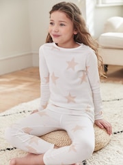 Pink/Weiß, Stern - Kind To Skin Pyjama 2er-Pack (12 M.-12 J.) - Bild 1 von 18