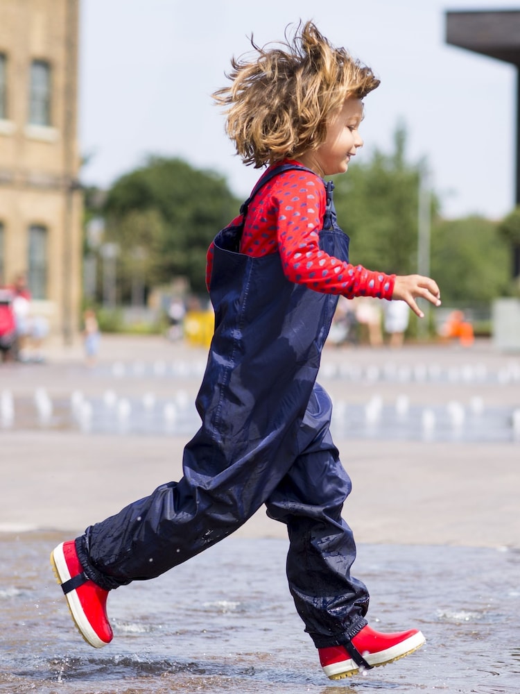 Muddy Puddles Navy Blue Originals Waterproof Dungarees - Image 1 of 4