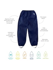أزرق داكن أزرق - بنطلون مضاد للماء Originals من Muddy Puddles - صورة 4 من 4