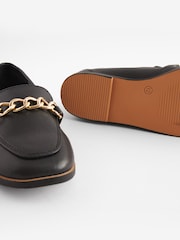 Black Chain Loafers - Image 4 of 5