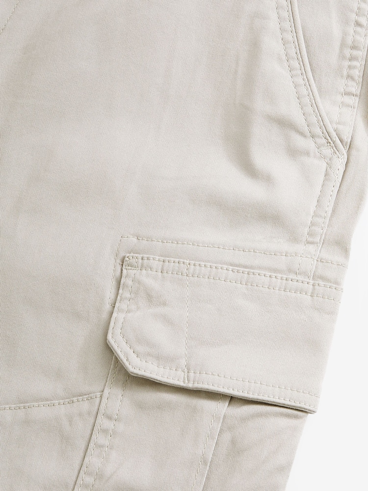 Light Stone Slim Fit Cotton Stretch Cargo Trousers - Image 7 of 7
