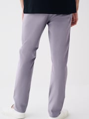 Lilac Purple Slim Stretch Chino Trousers - Image 4 of 8