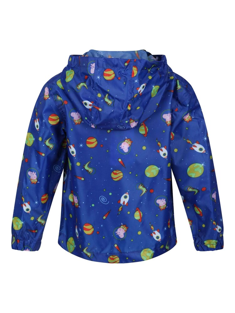 Regatta Blue Peppa Pig Waterproof Pack It Jacket - Image 2 of 4