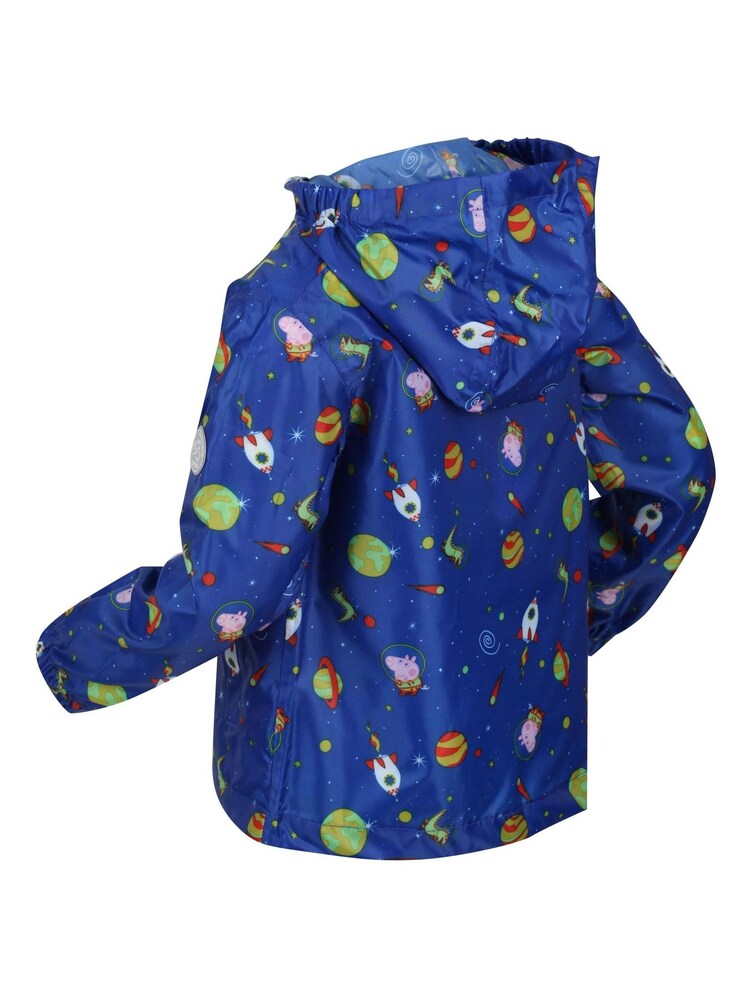 Regatta Blue Peppa Pig Waterproof Pack It Jacket - Image 4 of 4
