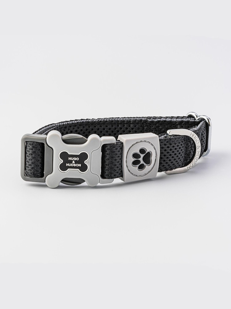 Hugo & Hudson Black Mesh Dog Collar - Image 2 of 4