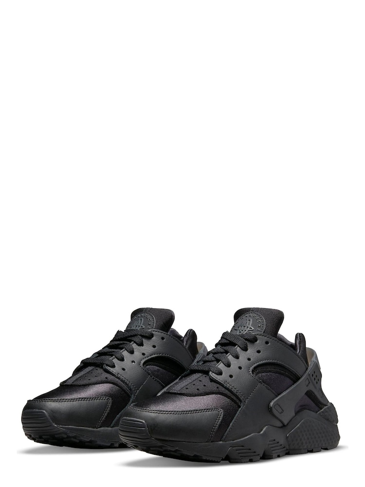 Nike Air Black Huarache Trainers - Image 3 of 11