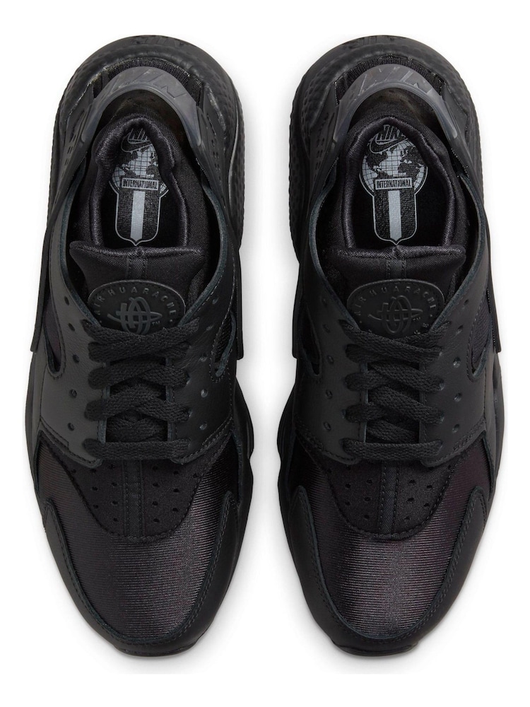 Nike Air Black Huarache Trainers - Image 4 of 11