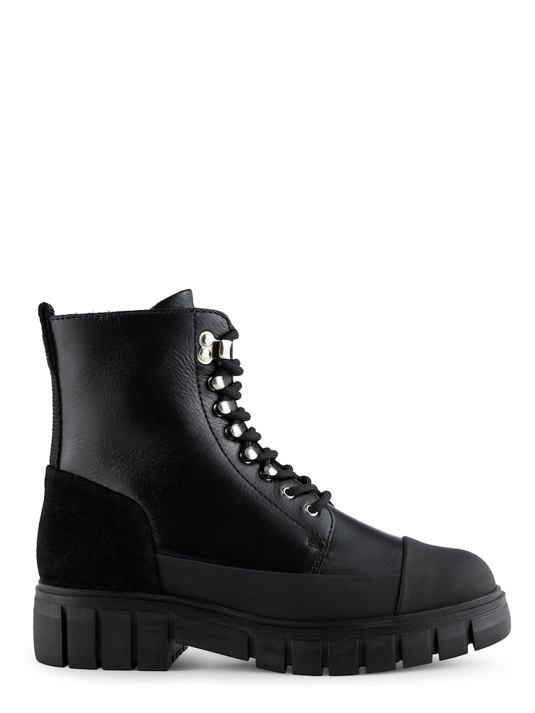 Shoe the Bear Black Rebel Lace Boots - Image 1 of 7