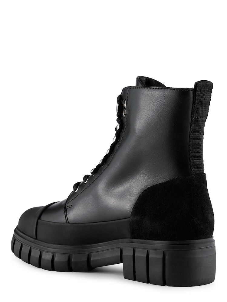 Shoe the Bear Black Rebel Lace Boots - Image 2 of 7
