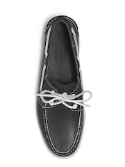 Sebago Blue Docksides Portland Leather Boat Shoes - Image 3 of 3