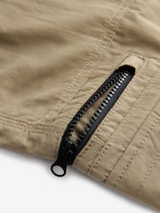 Stone Relaxed Fit Belted Tech Cargo Trousers - Image 8 of 8