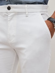 Blanco - Corte slim - Chinos elásticos - Imagen 4 de 7