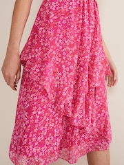 Phase Eight Pink Breesha Printe Dress - Image 5 of 6